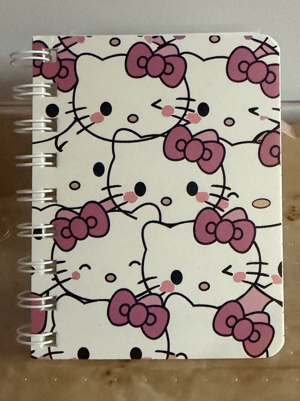 #HK-502 Hello Kitty Mini Spiral Notebook